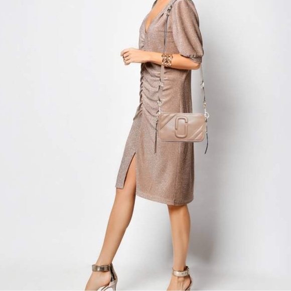 Marc Jacobs Beige Leather The Moto Shot 21 Crossbody Bag - Picture 10 of 10